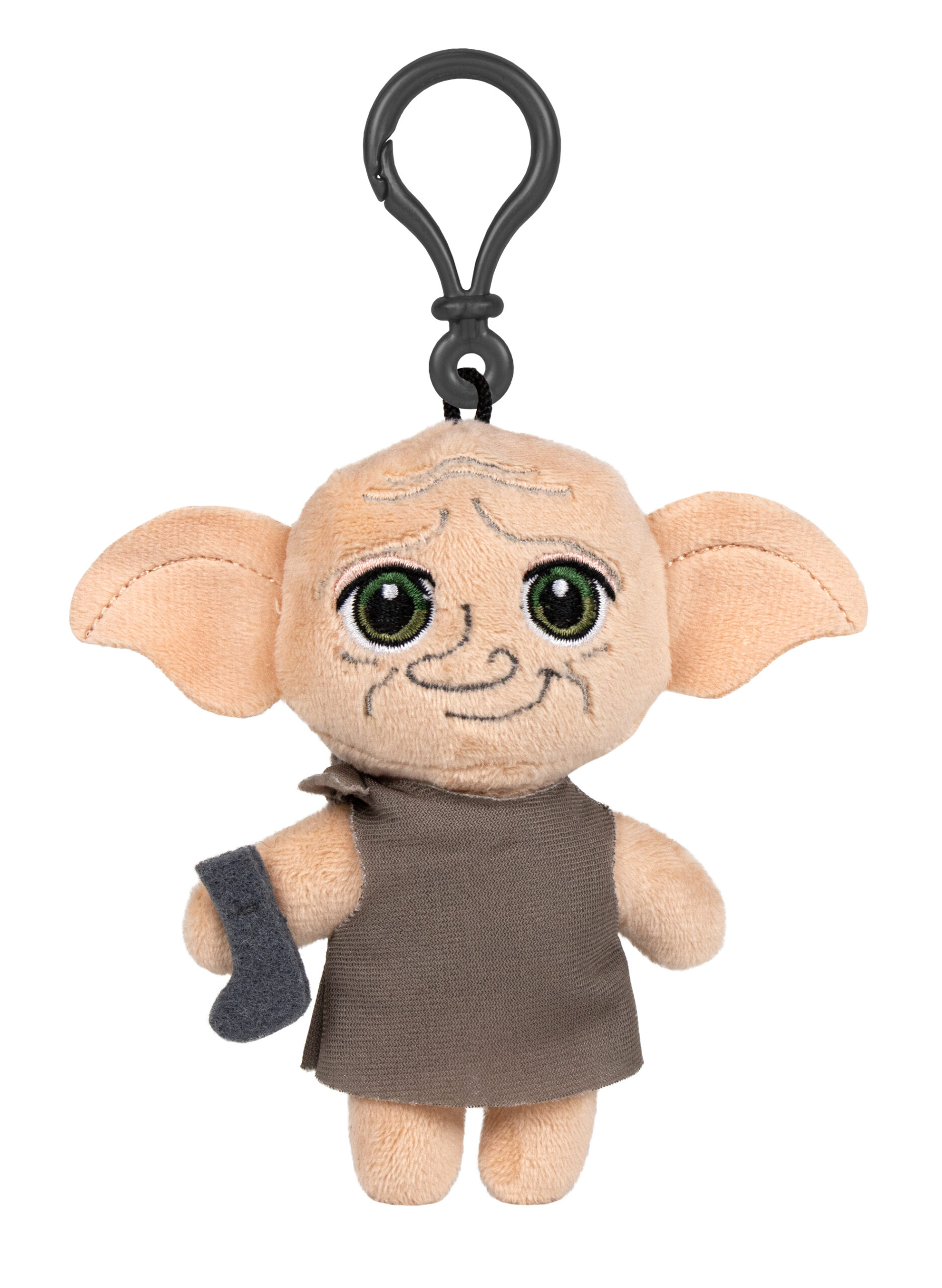 (Mis 0) HARRY POTTER Dobby Portachiavi Peluche c/bagclip 10cm